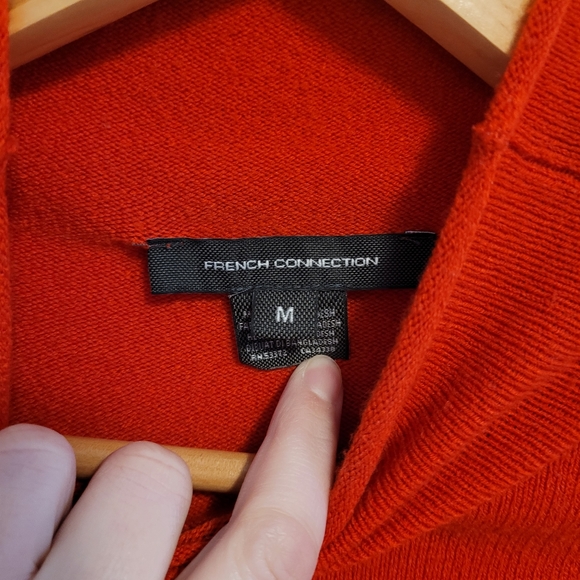 FRENCH CONNECTION Relaxed Turtleneck Pullover, Red (Medium) - Picture 6 of 6